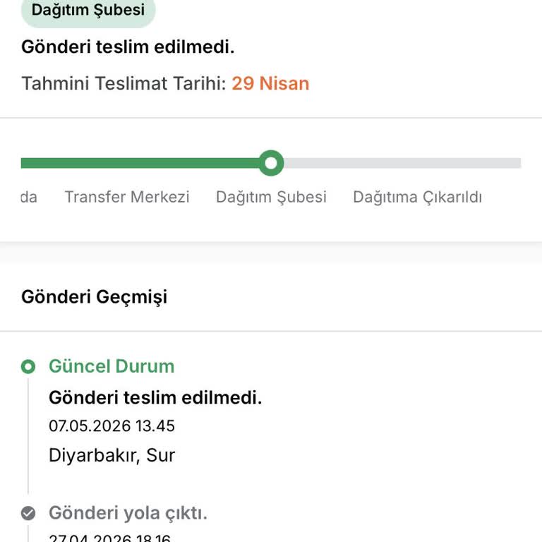 Kolay Gelsin Kargo Tesliminde 10 Günlük Gecikme Ve Müşteri Hizmetlerine Ulaşılamama