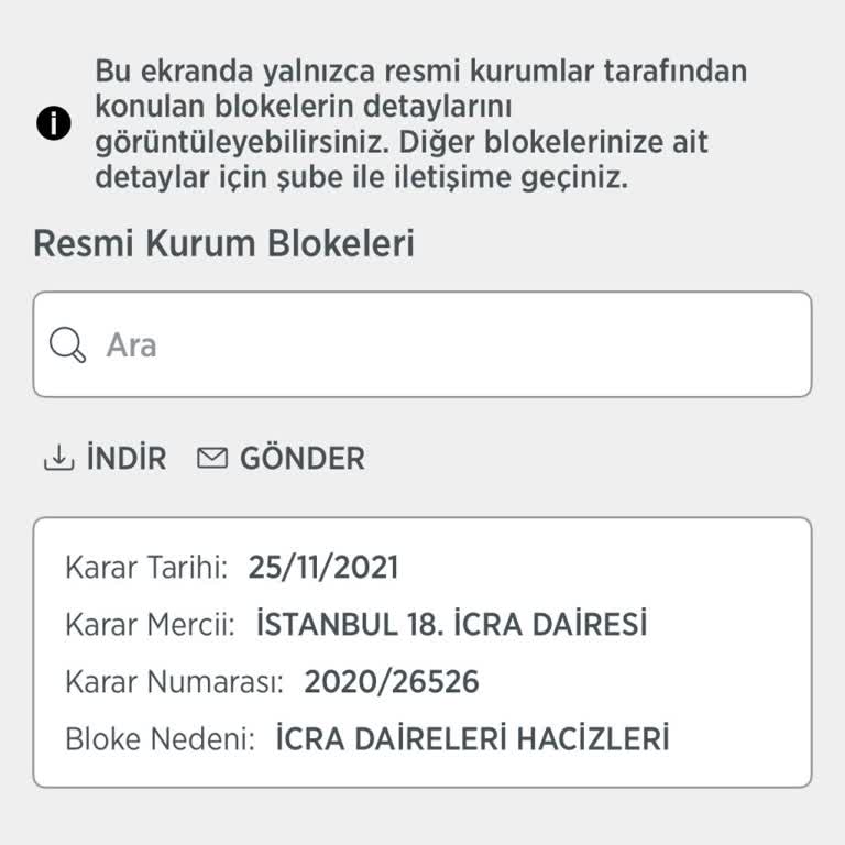 Kapanmış İcra Dosyası Sonrası 5 TL Bloke Hâlâ Hesapta