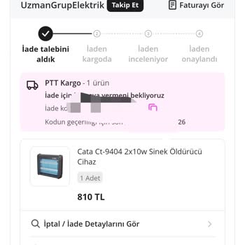 Yanlış Ürün Gönderimi Ve Fiyat Artışı Nedeniyle Müşterinin Maddi Zararı