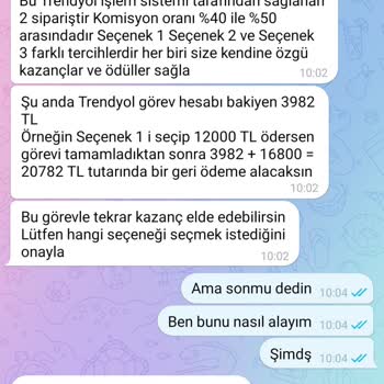 Trendyol İsmi Kullanılarak Sahte Telegram Kanalı İle Para Kaybı