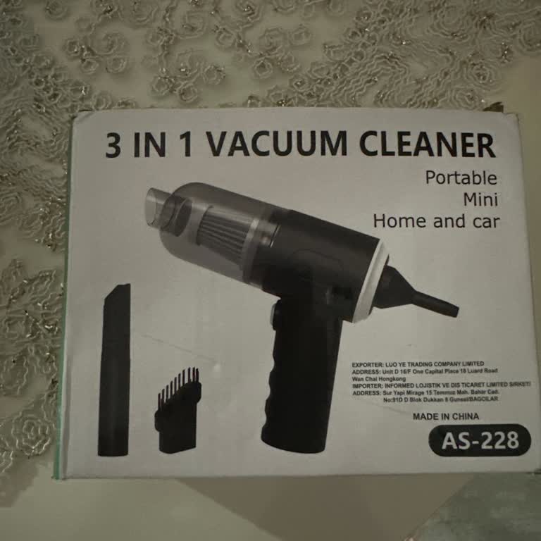 Kapıda Ödenen 850 TL İçin Kalitesiz Oto Süpürge Ve İade Talebi