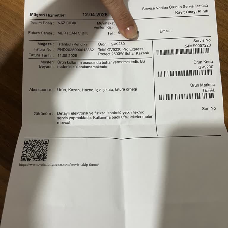 Vatan Bilgisayar'da Ürünün Uzun Süre Onarım Beklemesi Ve Hızlı Değişim Talebi