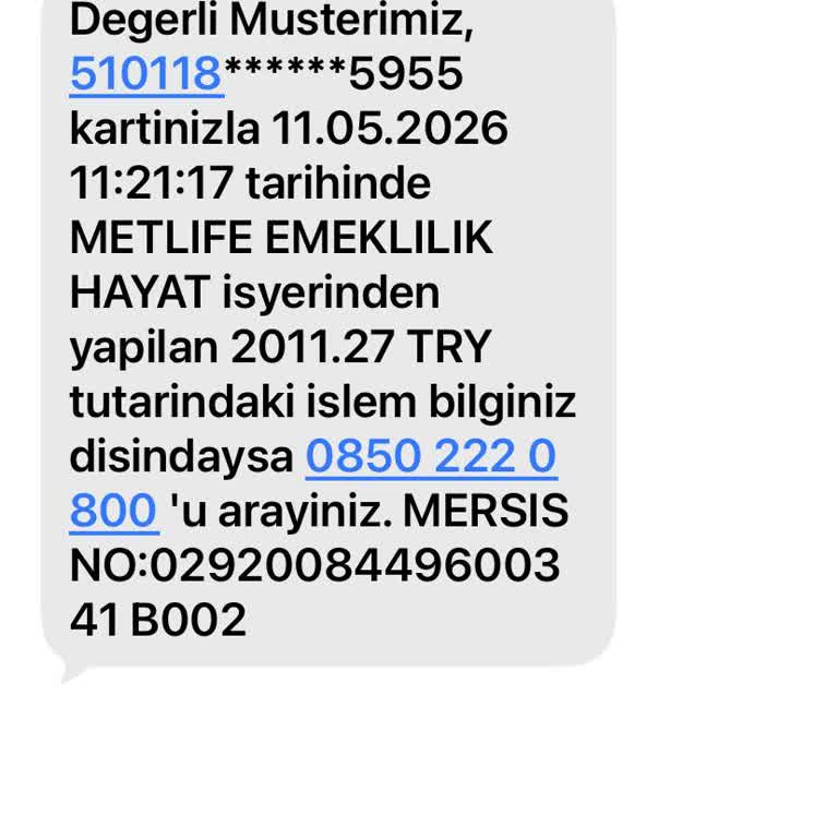 Denizbank İzinsiz Metlife Kesintileri Ve Tüm Tutarların Geri Ödemesi