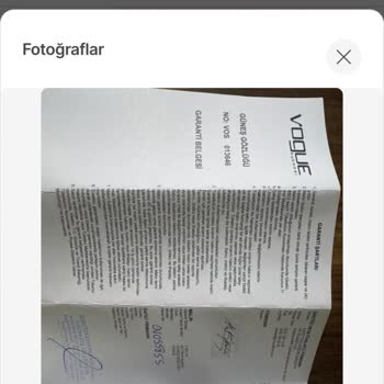 Garanti Kapsamı Dışında Gözlük Defekti Ücretli Değişim Talebi