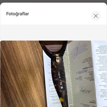Garanti Kapsamı Dışında Gözlük Defekti Ücretli Değişim Talebi