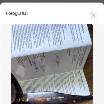 Garanti Kapsamı Dışında Gözlük Defekti Ücretli Değişim Talebi