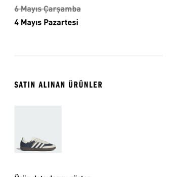 Adidas Ayakkabı Siparişimin Teslim Edilmemesi Ve İade Sürecinin Uzaması