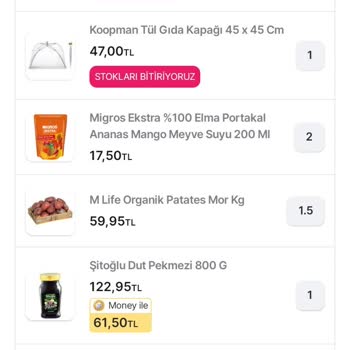 Migros 5M Gebze Şubesinde Tıkla Gel Al Hizmetinde Yanlış Sipariş, Uzun Bekleme Ve İlgisiz Personel