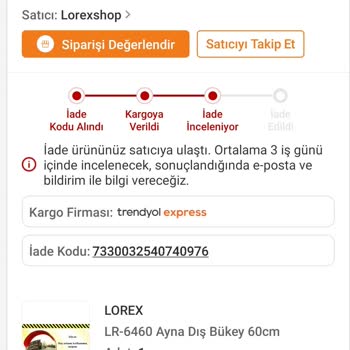 Trendyol Aynasız Gönderim Ve İade Sürecinde Yaşanan Sorunlar