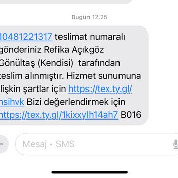 Evde Olduğuma Rağmen Teslim Edilemedi