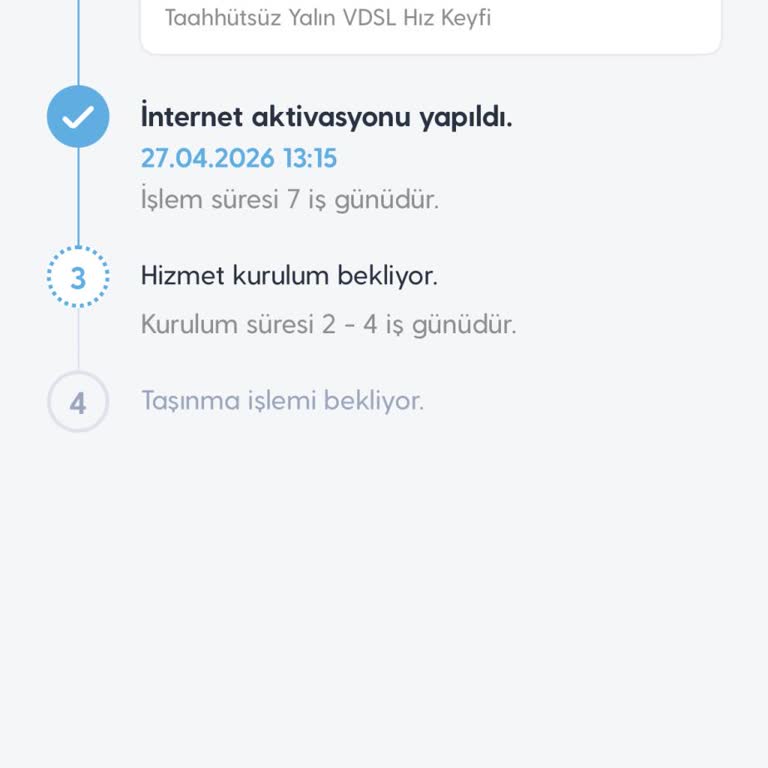 Taşınmayan İnternet Ve Gelmeyen Randevu Nedeniyle Haksız Fatura