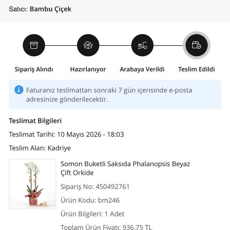 Teslimat Gecikmesi Ve Cevapsız Destek Nedeniyle Yaşanan Mağduriyet
