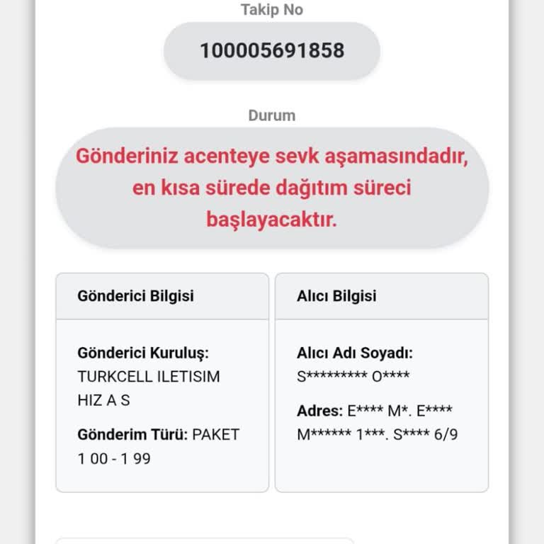 Kuryenet Teslimatındaki Gecikme Ve Bilgilendirme Eksikliği