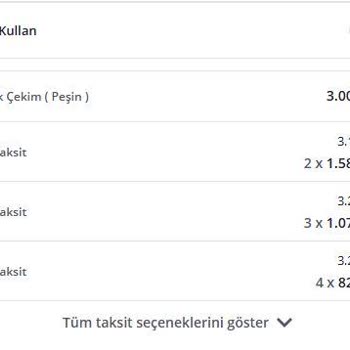 Kupon Kullanımında Vade Farkı Oluşması Ve Peşin 3 Taksit Seçeneğinin Kaldırılması