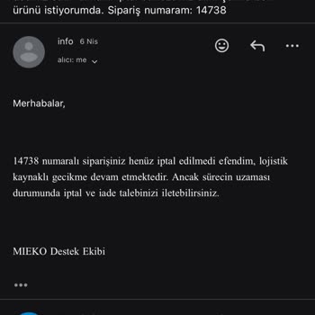 Sipariş Tek Taraflı İptal Edildi, Eski Fiyatla Ürün İsteniyor