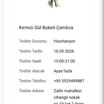Teslim Edilmemiş Anneler Günü Siparişi Ve Cevapsız Çağrı Merkezi