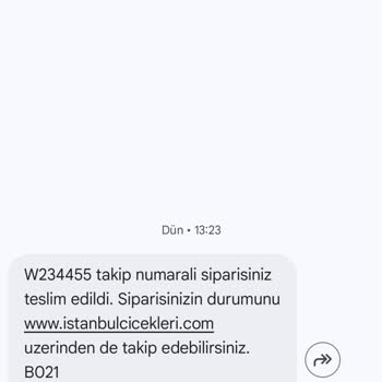 Teslim Edilmemiş Çiçek Ve Ulaşılamayan Firma, 1.079,10 TL İade Talebi