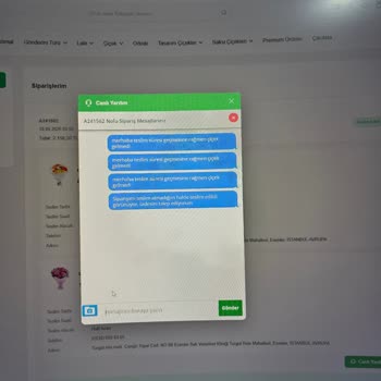 Teslim Edilmediği Şekilde İşaretlenen Çiçek İçin İade Talebi
