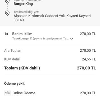 Kredi Kartıma 270 TL İadesi Yapılmadığı İçin Mağduriyet Yaşıyorum