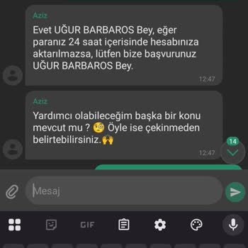 Betwinner 20.000 TL Çekim Talebimde 55 Saatlik Gecikme