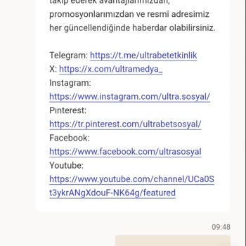 Ultrabet Canlı Destek Aniden Kapatılıyor Ve 7 Bin TL Bakiye Eklenmiyor