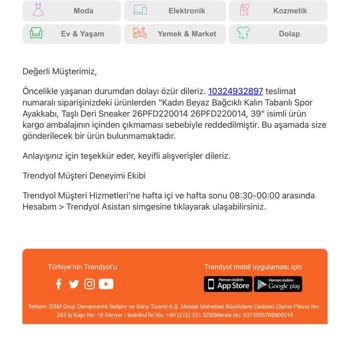 Kayıp Skechers Ayakkabım Teslim Edildiği Söylense De Trendyol’da Kayıp Görünüyor