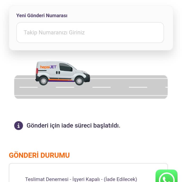 Hepsijet Kargoda Yanıltıcı Teslimat Notları, İletişimsizlik Ve İade Edilmesi Nedeniyle Mağduriyet