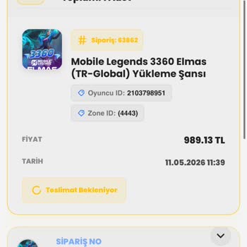 Gamelobi.com Ödemesi Alındı, Elmaslar Hesaba Yüklenmedi, Hemen İade İsteniyor
