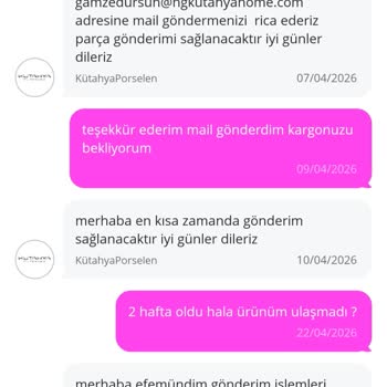 Kırık Servis Tabağı Ve Geciken Tedarik