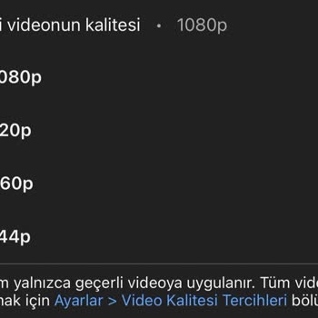 YouTube IPhone 15 Pro Max’te 1080p Seçtiğimde Görüntü Bulanık Ve Çözünürlük Düşüyor