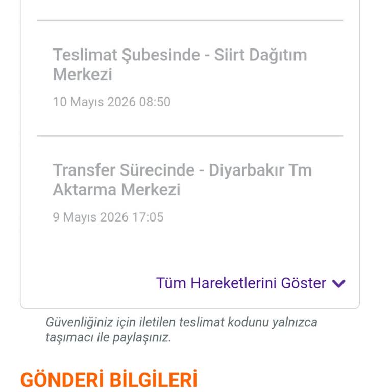 Hepsijet Siirt Şubesinde Dağıtım Günleri Dışında Teslimat Reddediliyor