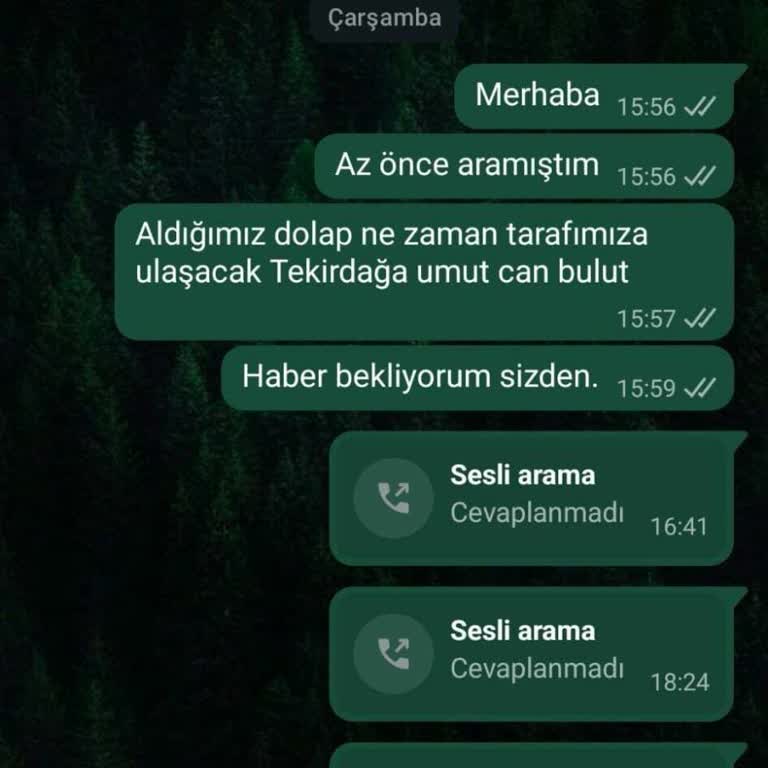 Bianca 5 Kapaklı Dolap Teslimatı Gecikmesi, İptal Ve Tam İade Talebi