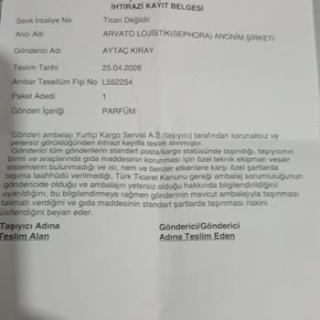 Orijinal Olmayan Parfüm Ve Geciken İade