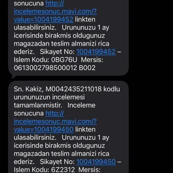 Mavi Pantolonlarımda Renk Solması Ve Çizik, Garanti Değişimi Reddi