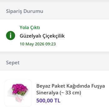 Getir Çarşı’da Yanlış Ve Bozulan Çiçek Gönderimi İçin İade Talebi