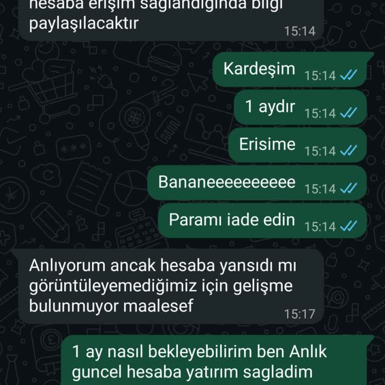11.000 TL Yatırılan Hesaba Yansımıyor Ve Çözüm Bekleniyor
