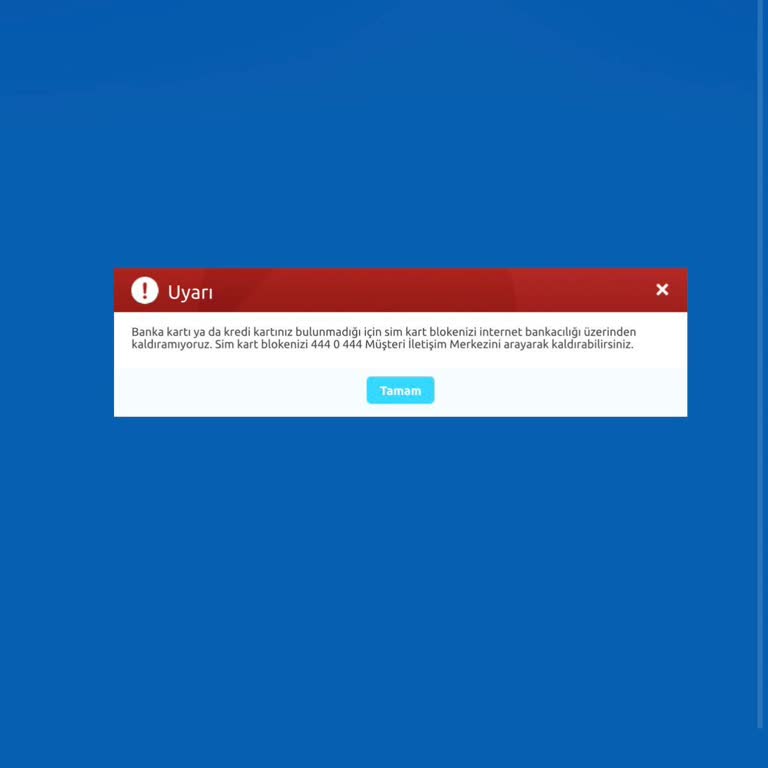 Yapı Kredi Bankası Sim Kart Blokesinin Kaldırılmaması Mobil Bankacılık Erişimini Engelliyor