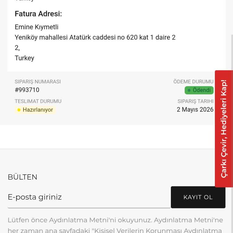 Siparişim 8 Gün Boyunca Kargoya Verilmedi, Müşteri Hizmetleri Yanıt Vermiyor