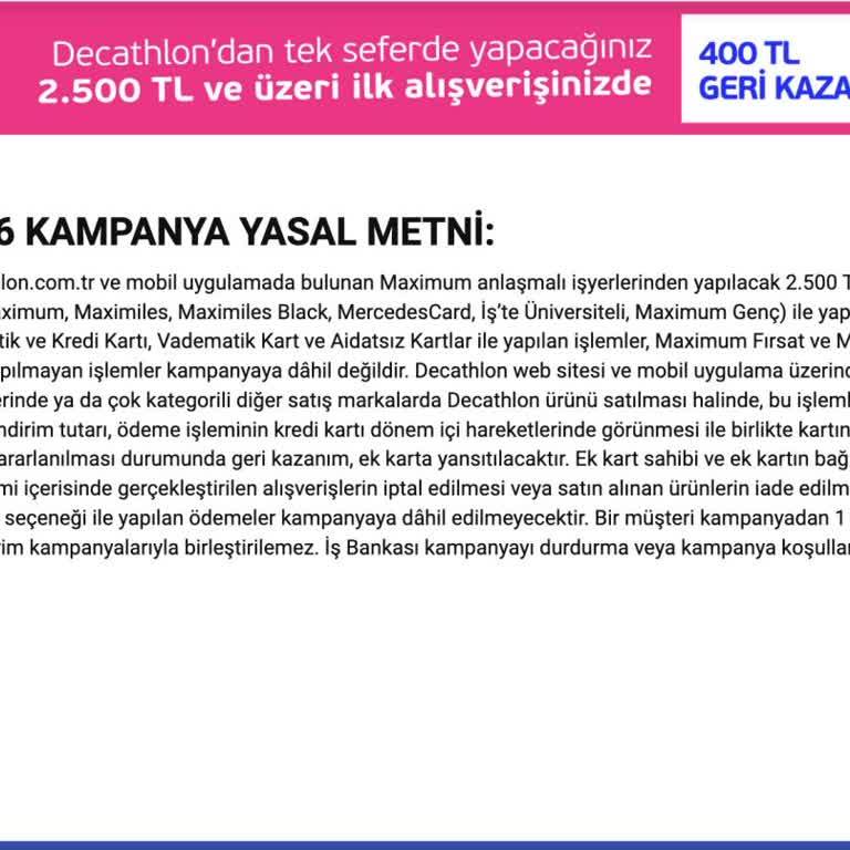 İş Bankası Kampanyasında 400 TL Geri Kazanım Verilmedi