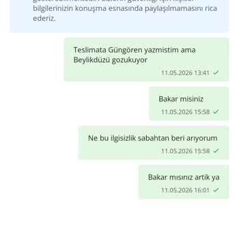 Yanlış Teslimat Adresi Ve Cevapsız Müşteri Hizmetleri Mağduriyeti