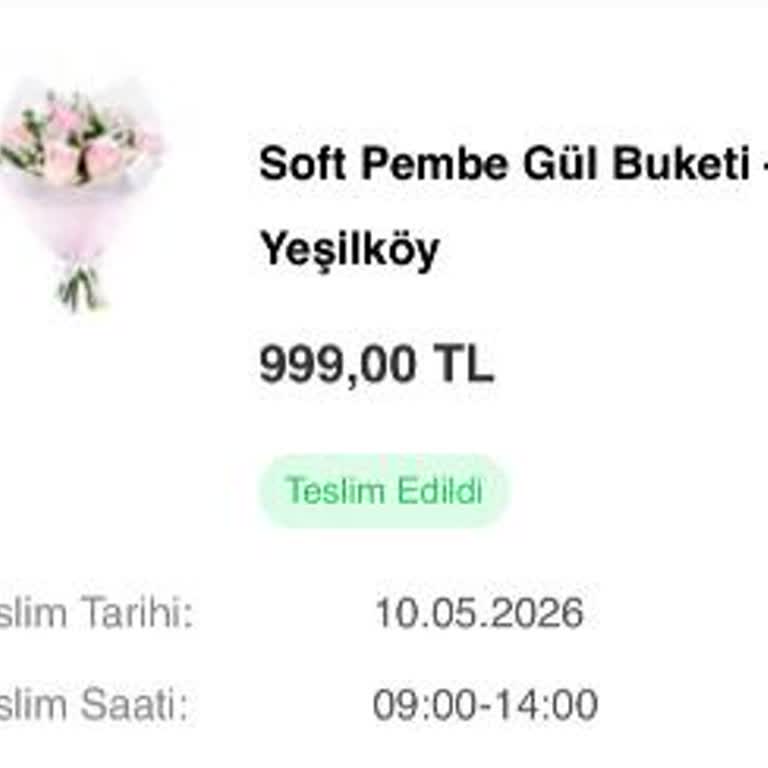 Teslim Edilmemiş Anneler Günü Çiçeği Ve Yanıltıcı Sipariş Durumu