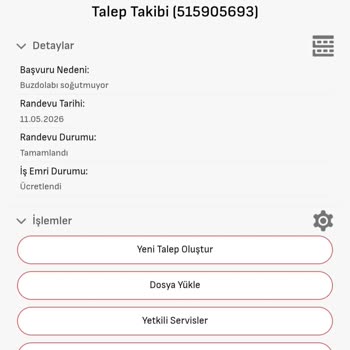 Arçelik Buzdolabı Servisi Gelmedi Ve Kayıtları Rıza Dışı Kapatıp Yeniden Açtı