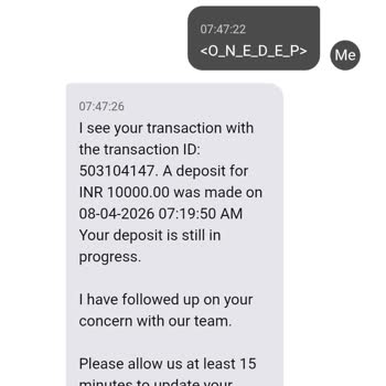 Dafabet Has Not Credited My INR 10,000 Deposit For Over a Month