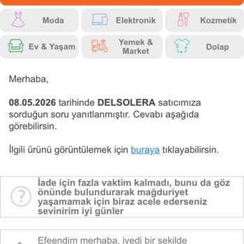 Trendyol'da Yanlış İade Kodu Nedeniyle Ürün Yanlış Satıcıya Gönderildi