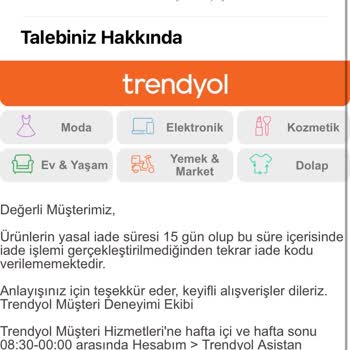 Trendyol'da Yanlış İade Kodu Nedeniyle Ürün Yanlış Satıcıya Gönderildi