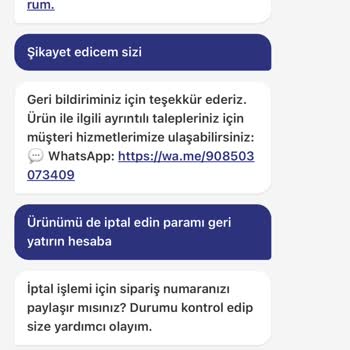 Teslim Edilmemiş Çiçek Siparişi Tam İade Talebi