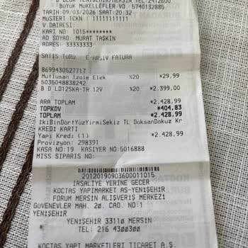Hatalı Şarjlı Tornavida Değişimi Onayı Verildiği Halde Teslim Edilmedi
