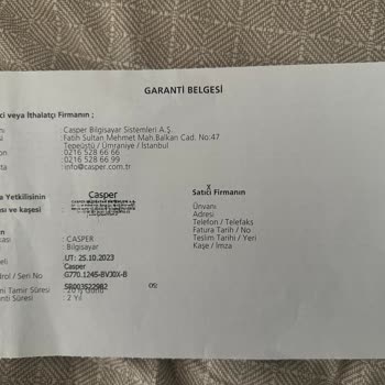 Servis Cihazı Açılmadan Yanlış Arıza Bildirerek Çalışmaz Şekilde İade Edildi