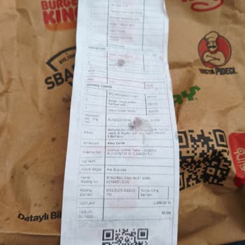 Burger King Siparişimde Yanlış Ve Eksik Ürünler Geri Dönüş Yok