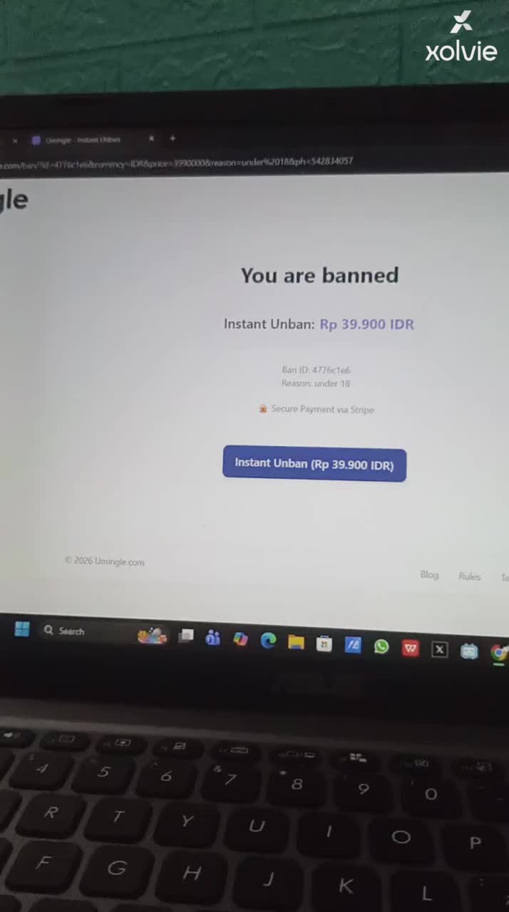 I Was Tricked Into Getting Banned On Umingle And Need My Account Restored video cover
